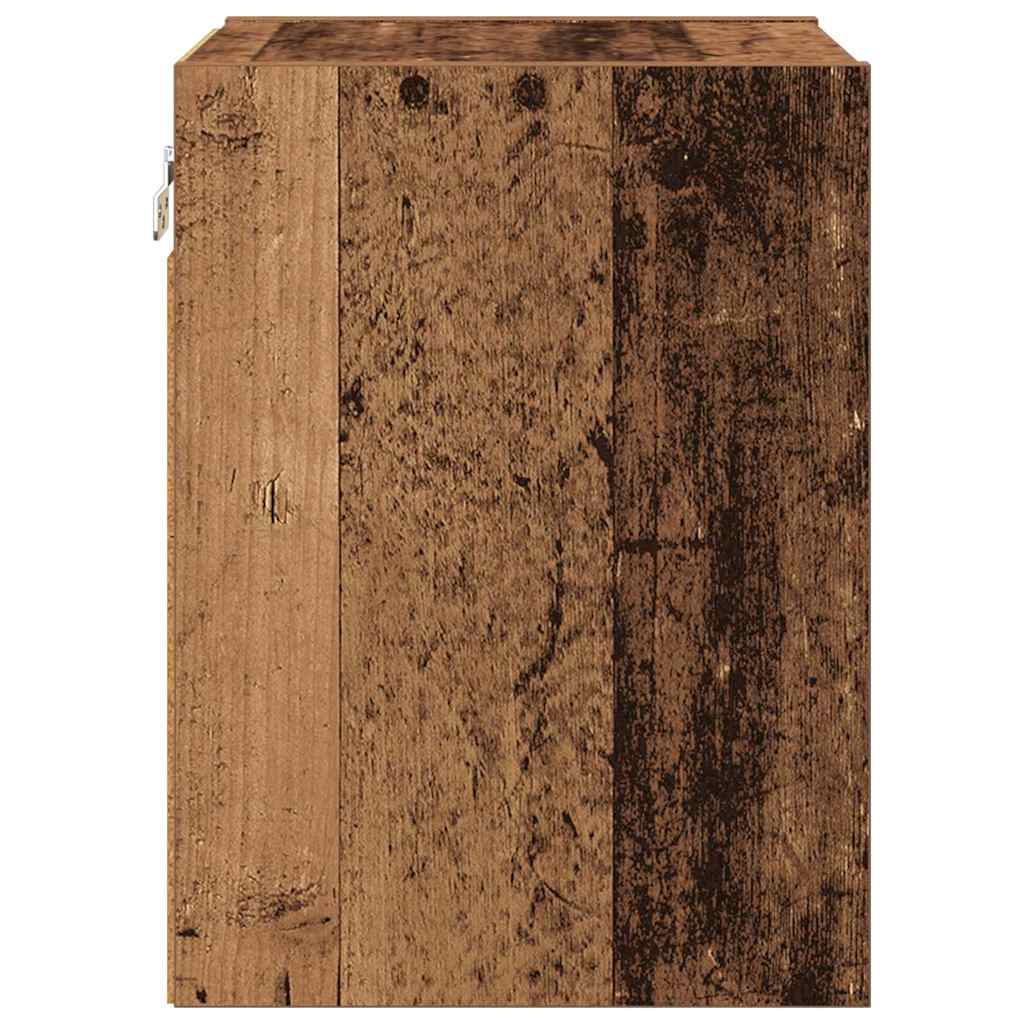 Armadio pensile Legno vecchio 30 x 29,5 x 40 cm | homemem39