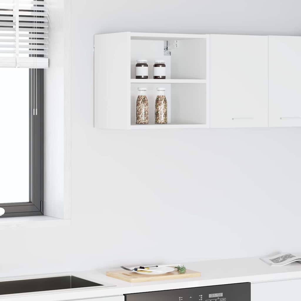 Armadio pensile Bianco 40 x 29,5 x 40 cm Legno multistrato | homemem39