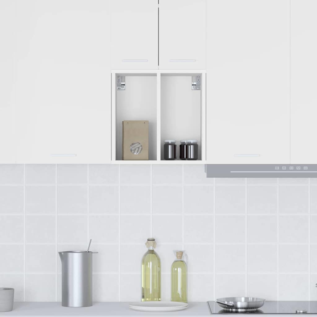 Armadio pensile Bianco 40 x 29,5 x 40 cm Legno multistrato | homemem39