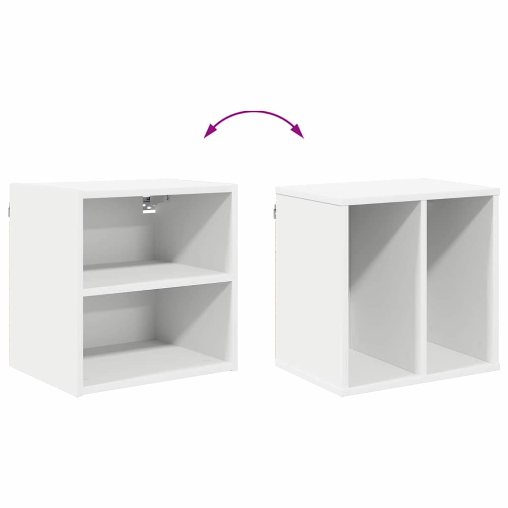 Armadio pensile Bianco 40 x 29,5 x 40 cm Legno multistrato | homemem39