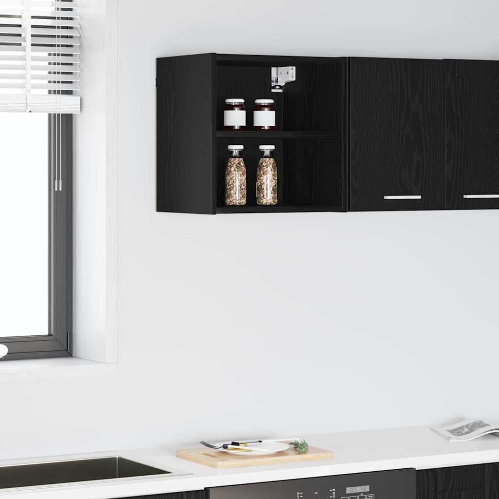 Armadio pensile Rovere Nero 40 x 29,5 x 40 cm Legno multistrato
