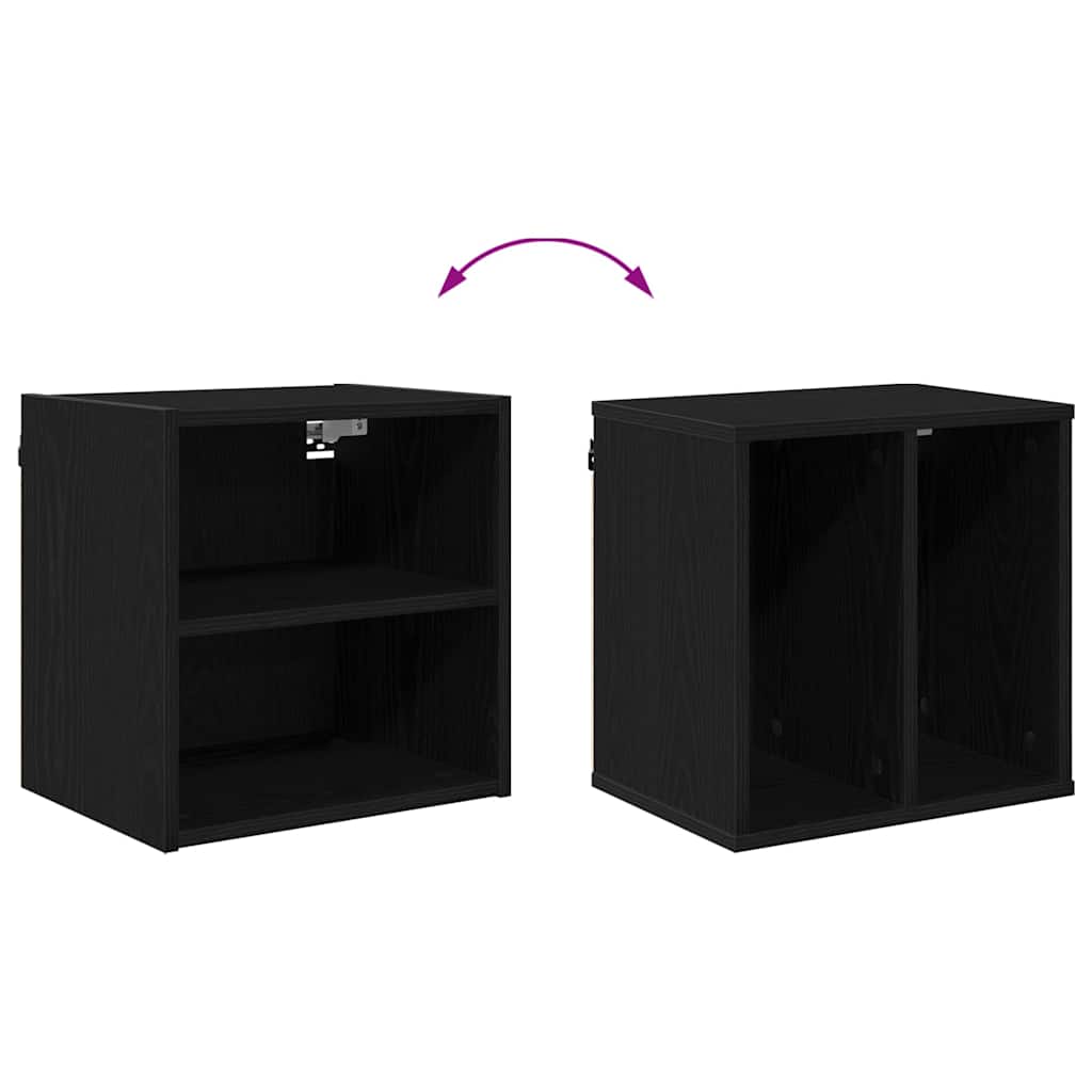 Armadio pensile Rovere Nero 40 x 29,5 x 40 cm Legno multistrato | homemem39