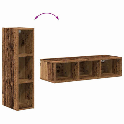 Armadio pensile Legno vecchio 20 x 29,5 x 80 cm | homemem39