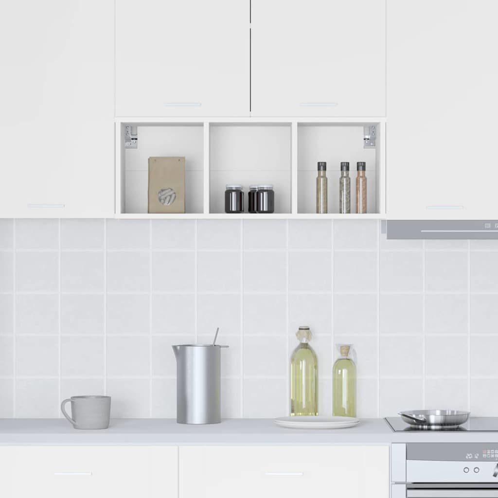 Armadio pensile Riga Bianco 30 x 29,5 x 80 cm Legno multistrato | homemem39