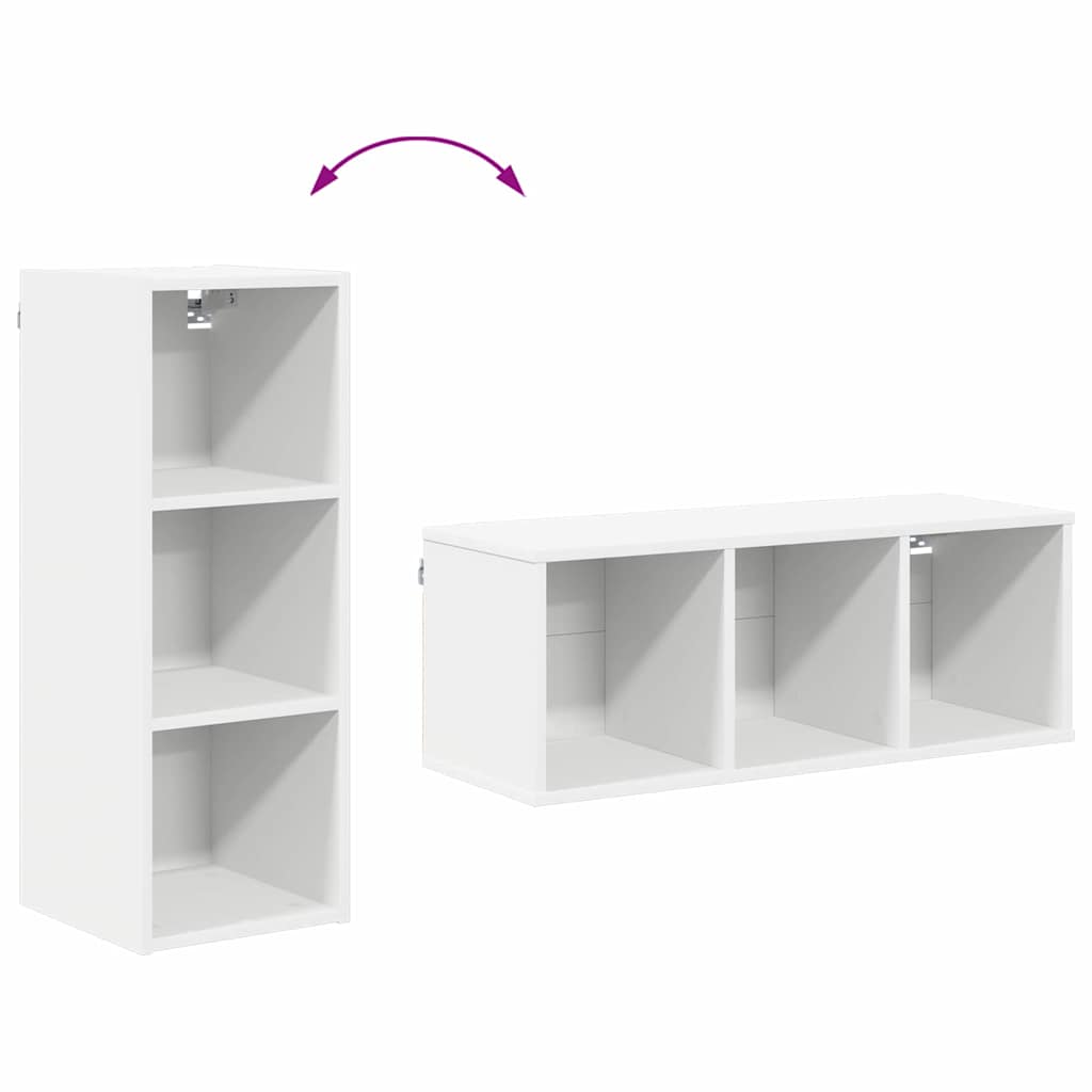Armadio pensile Riga Bianco 30 x 29,5 x 80 cm Legno multistrato | homemem39