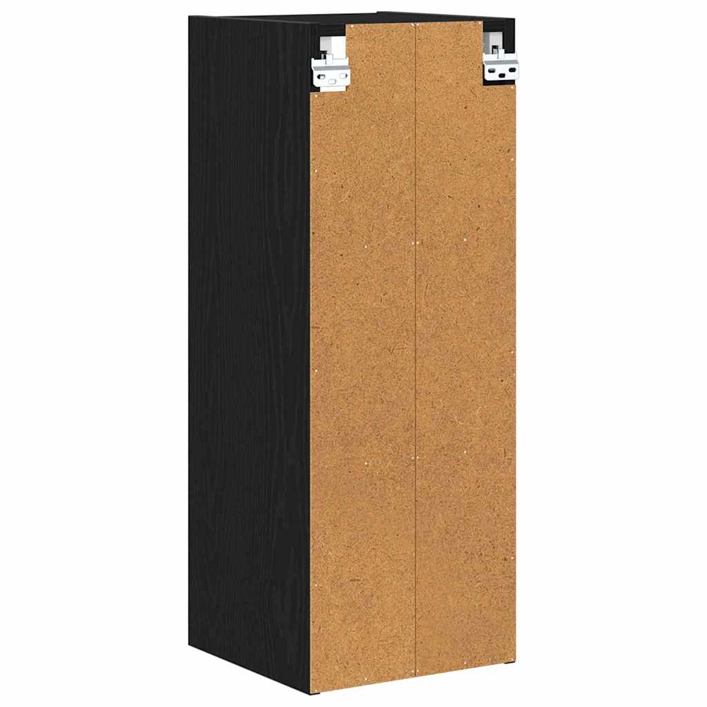 Armadio pensile Rovere Nero 30 x 29,5 x 80 cm Legno multistrato | homemem39