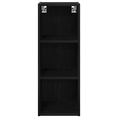 Armadio pensile Rovere Nero 30 x 29,5 x 80 cm Legno multistrato | homemem39