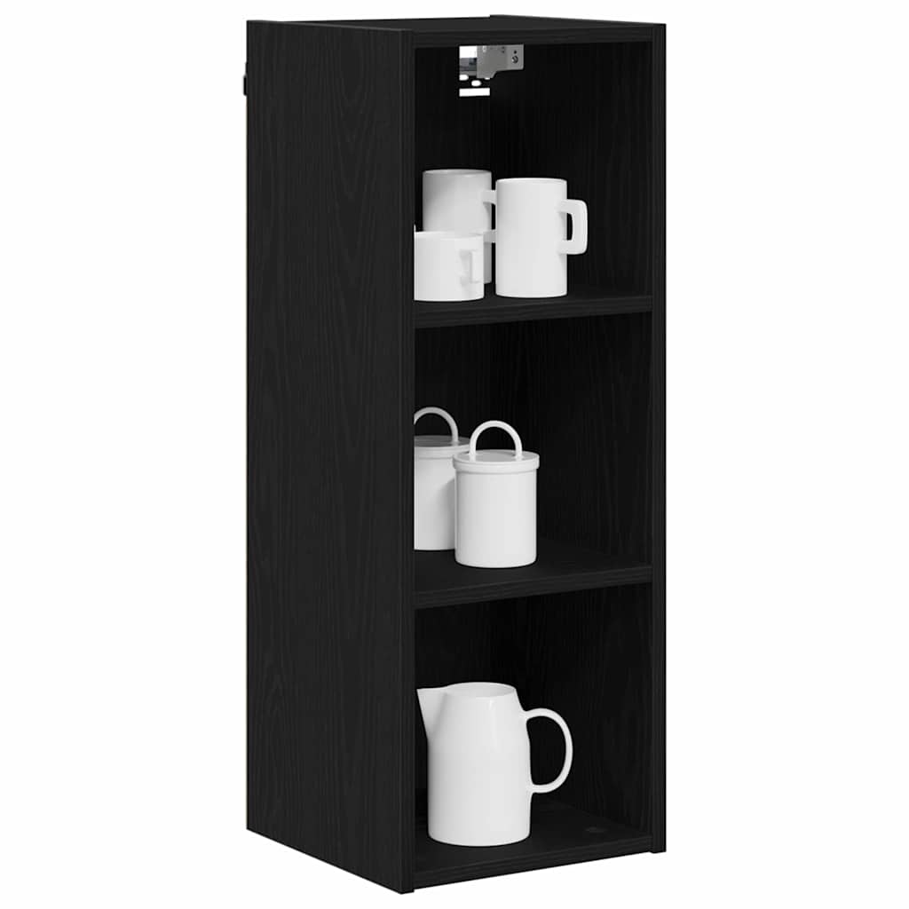 Armadio pensile Rovere Nero 30 x 29,5 x 80 cm Legno multistrato | homemem39