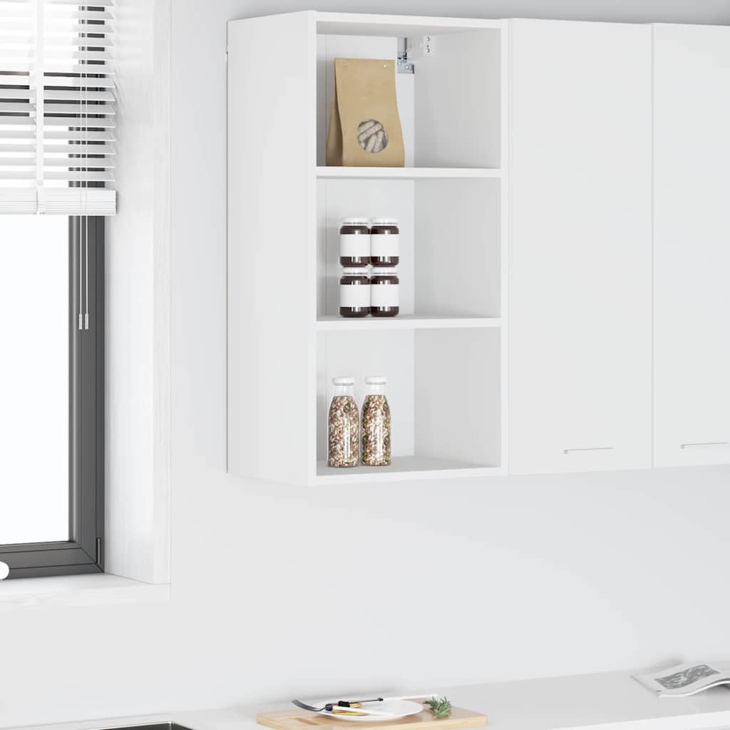 Armadio pensile Bianco 40 x 29,5 x 80 cm Legno multistrato | homemem39