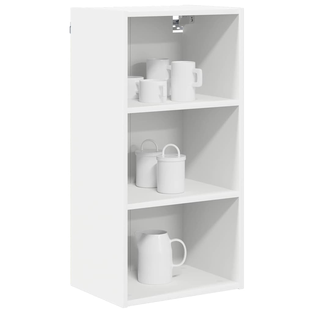 Armadio pensile Bianco 40 x 29,5 x 80 cm Legno multistrato | homemem39