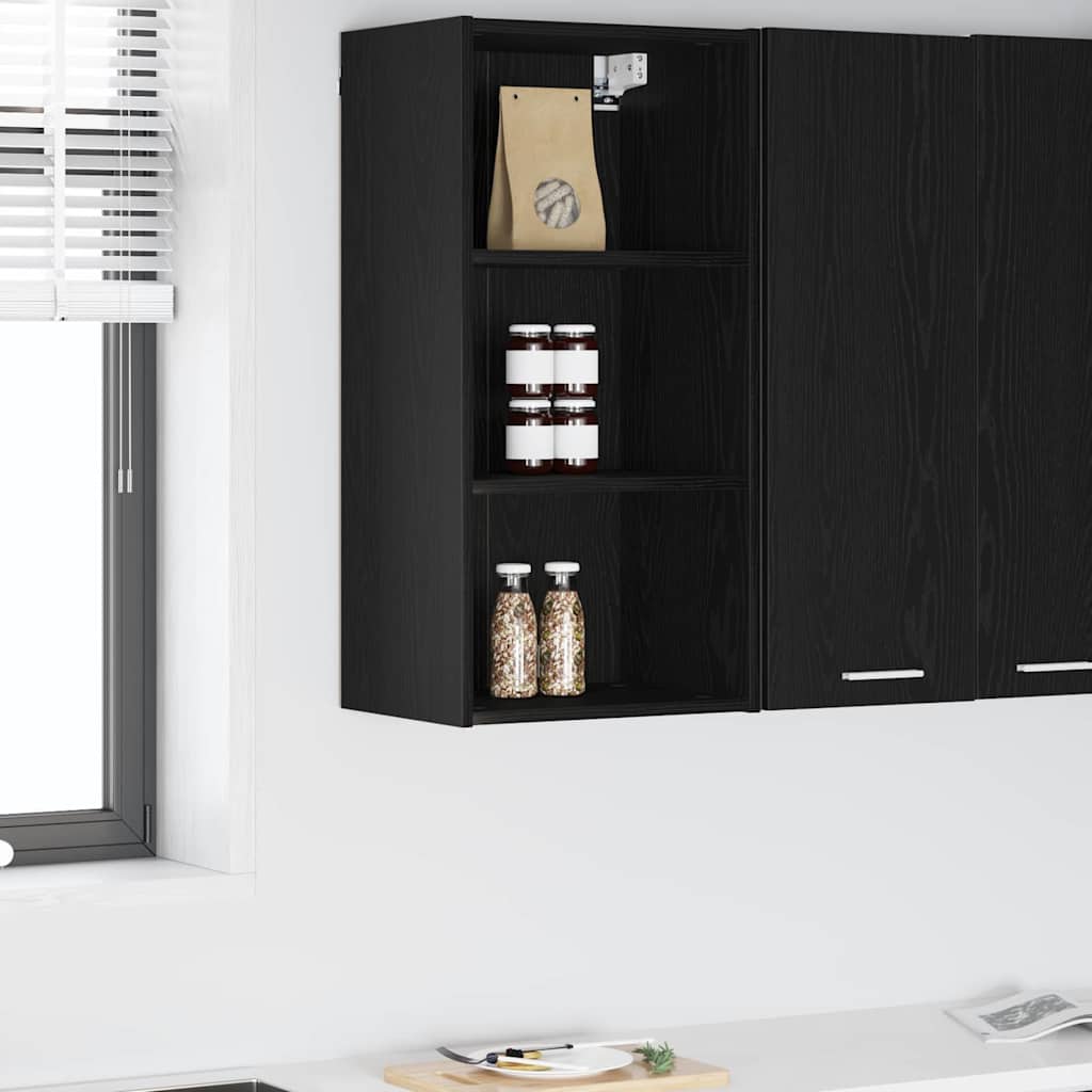 Armadio pensile Rovere Nero 40 x 29,5 x 80 cm Legno multistrato | homemem39