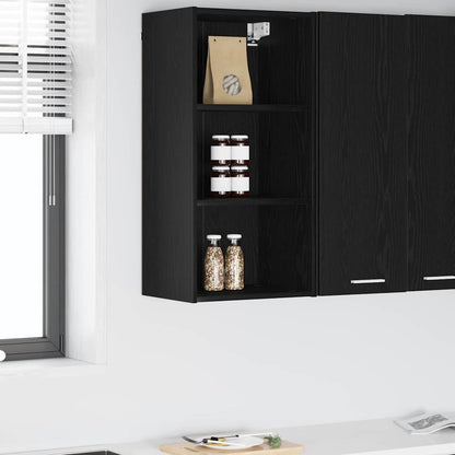 Armadio pensile Rovere Nero 40 x 29,5 x 80 cm Legno multistrato | homemem39