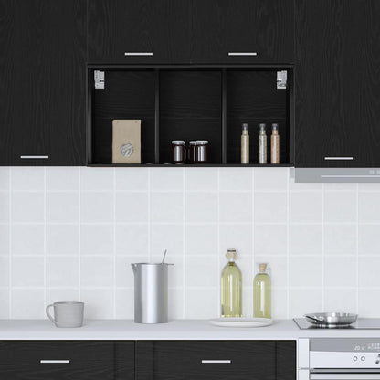 Armadio pensile Rovere Nero 40 x 29,5 x 80 cm Legno multistrato | homemem39
