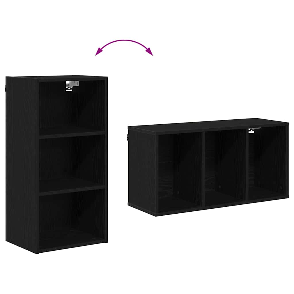 Armadio pensile Rovere Nero 40 x 29,5 x 80 cm