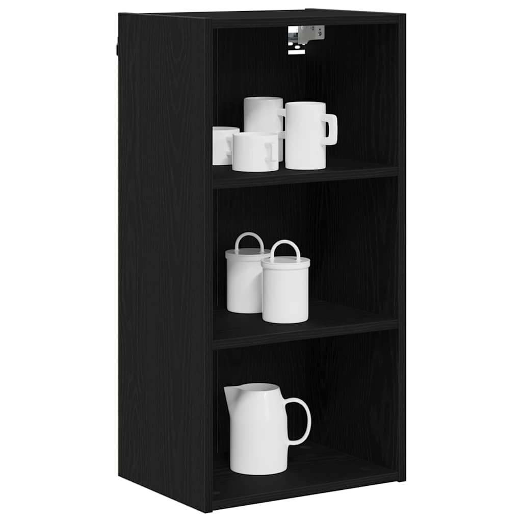 Armadio pensile Rovere Nero 40 x 29,5 x 80 cm Legno multistrato | homemem39