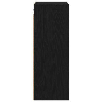 Armadio pensile Rovere Nero 40 x 29,5 x 80 cm Legno multistrato