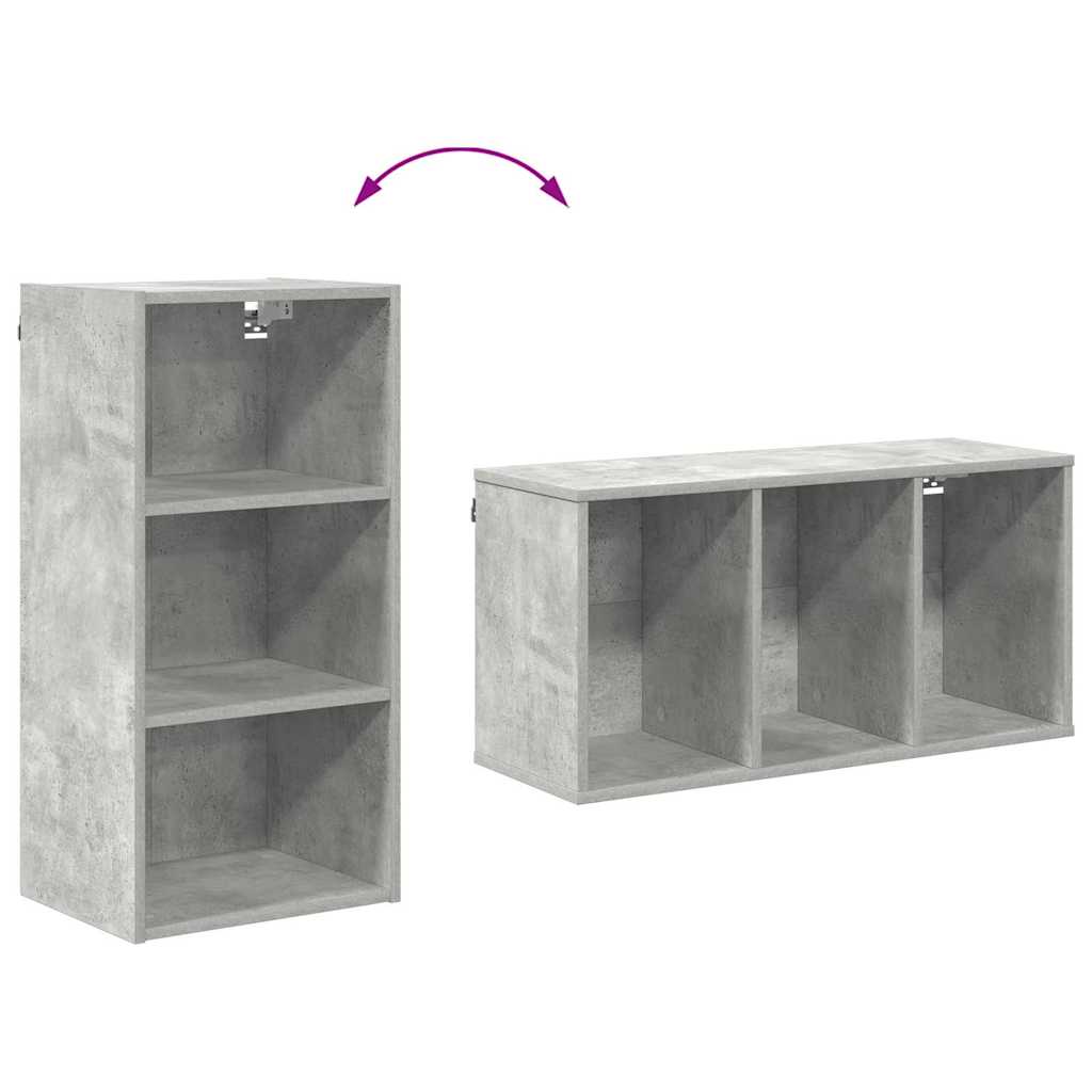 Armadio pensile Grigio cemento 40 x 29,5 x 80 cm | homemem39