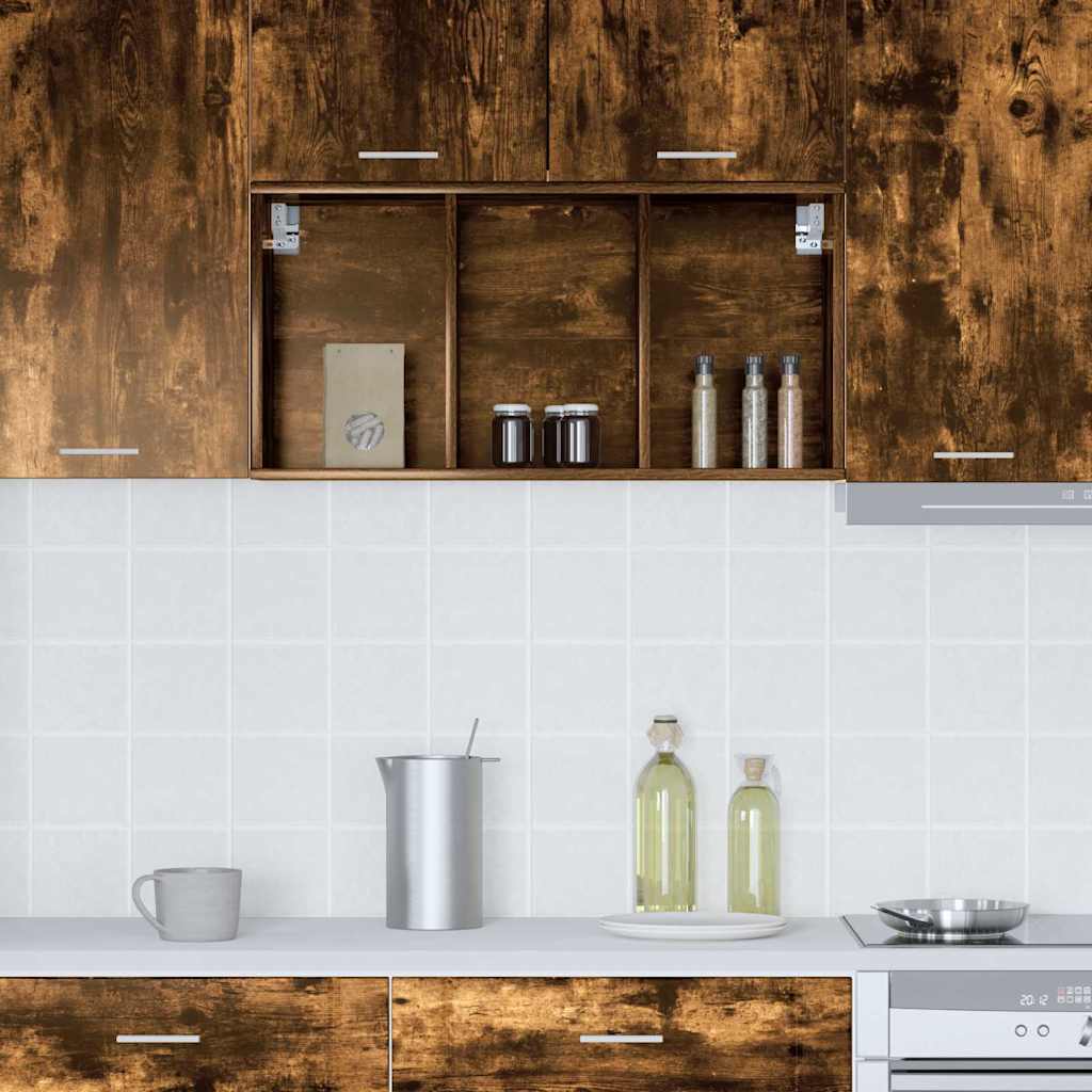 Armadio pensile Rovere fumé 40 x 29,5 x 80 cm Legno multistrato | homemem39