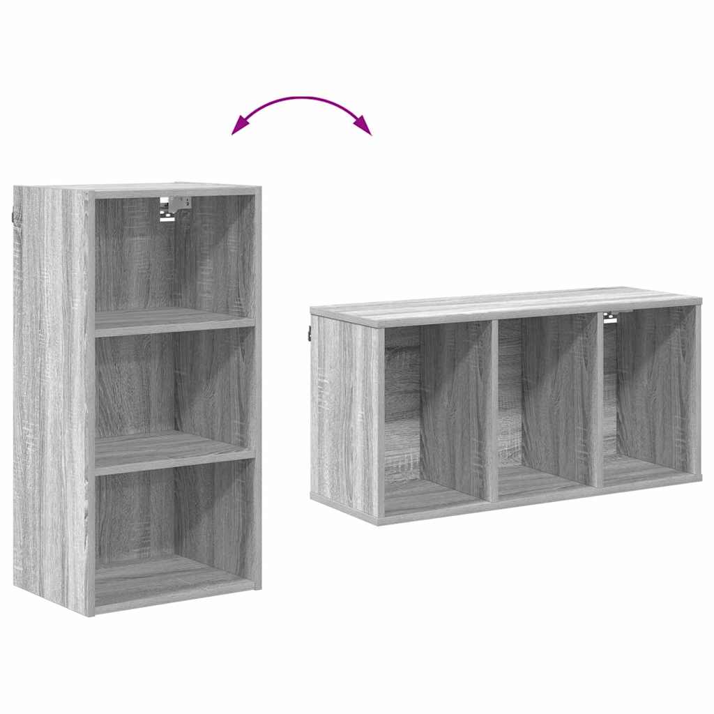 Armadio pensile Grigio Sonoma 40 x 29,5 x 80 cm | homemem39