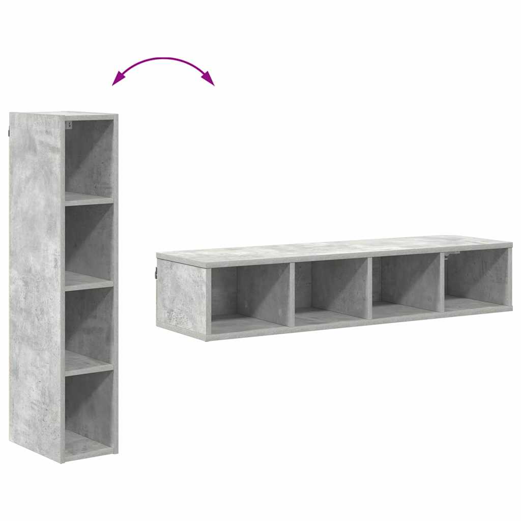 Armadio pensile Grigio cemento 20 x 29,5 x 100 cm | homemem39