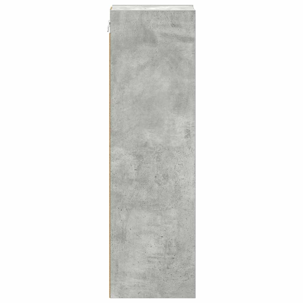 Armadio pensile Grigio cemento 20 x 29,5 x 100 cm | homemem39