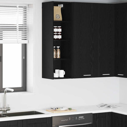 Armadio pensile Rovere Nero 30 x 29,5 x 100 cm | homemem39