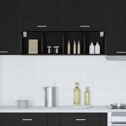 Armadio pensile Rovere Nero 30 x 29,5 x 100 cm | homemem39