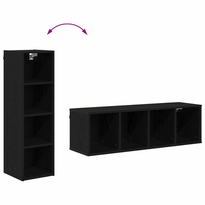 Armadio pensile Rovere Nero 30 x 29,5 x 100 cm | homemem39