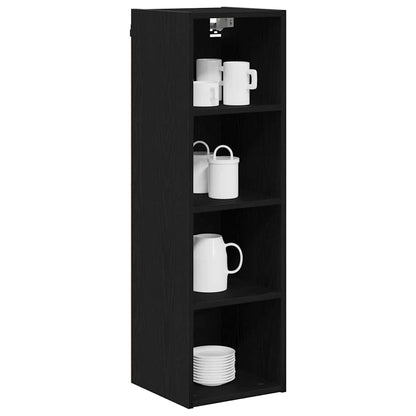 Armadio pensile Rovere Nero 30 x 29,5 x 100 cm | homemem39