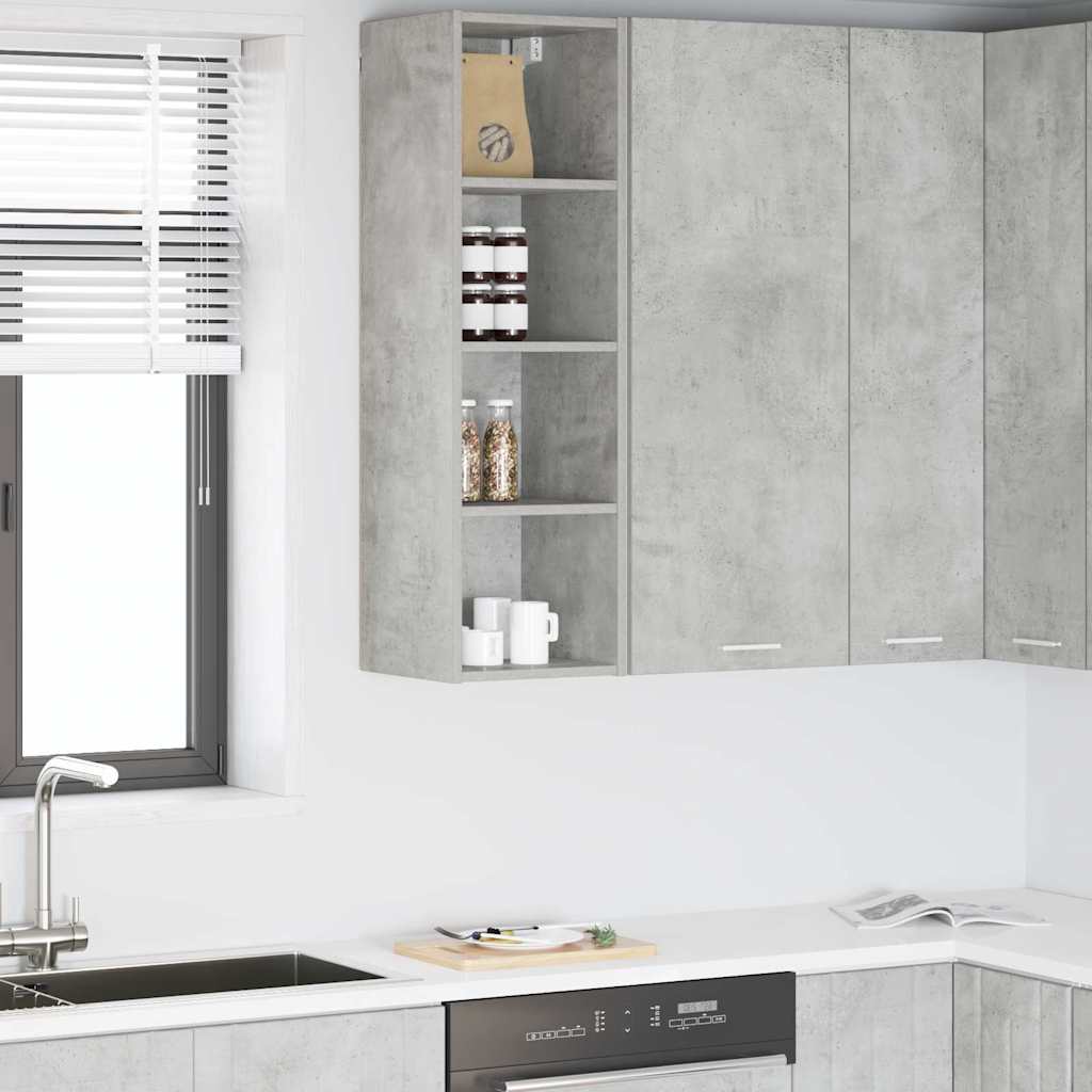 Armadio pensile Grigio cemento 30 x 29,5 x 100 cm | homemem39