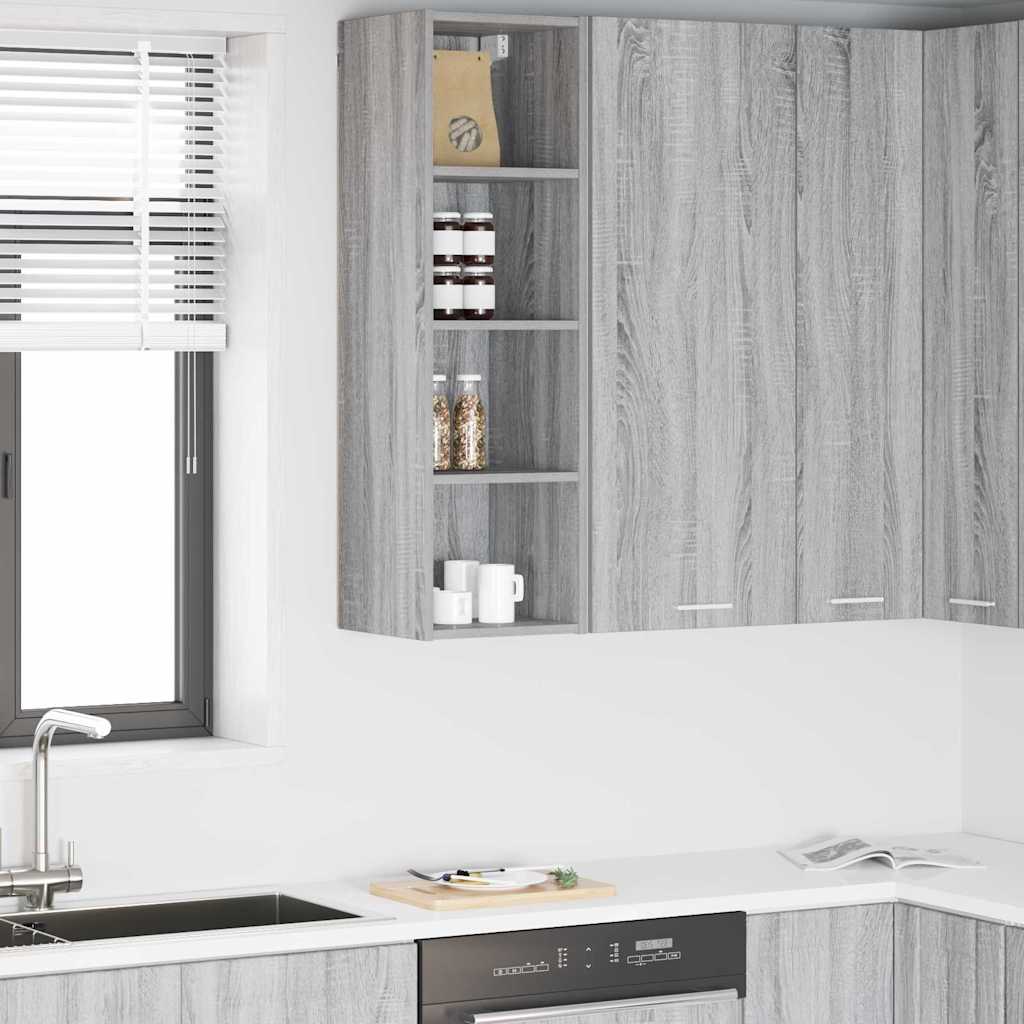 Armadio pensile Grigio Sonoma 30 x 29,5 x 100 cm | homemem39