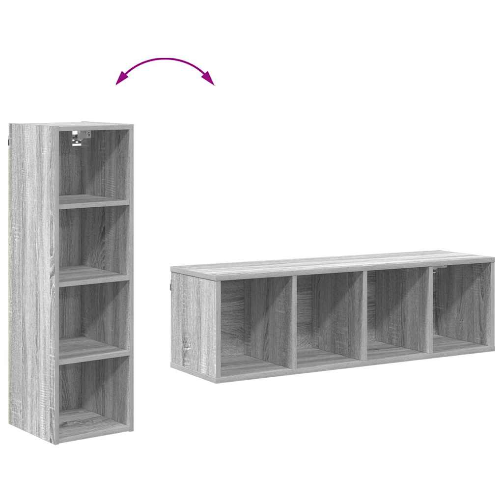 Armadio pensile Grigio Sonoma 30 x 29,5 x 100 cm | homemem39