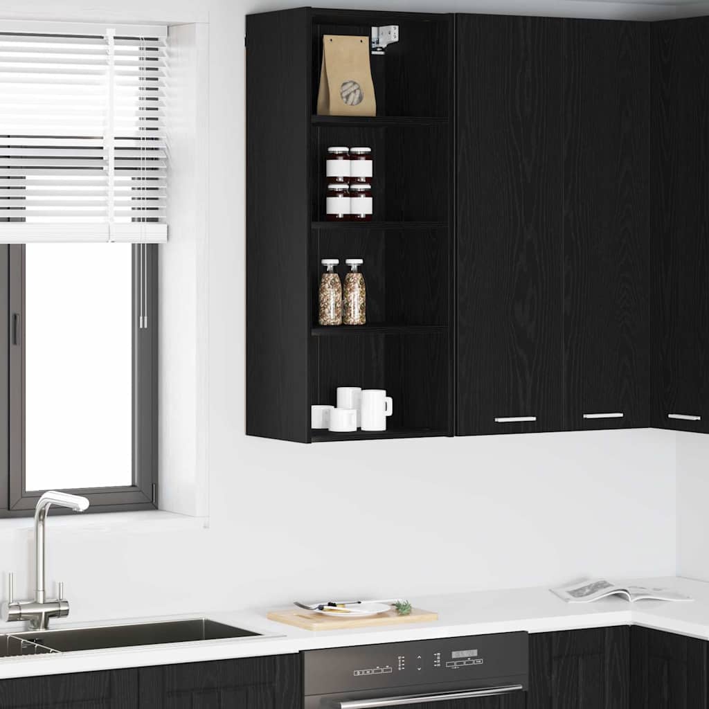 Armadio pensile Rovere Nero 40 x 29,5 x 100 cm | homemem39