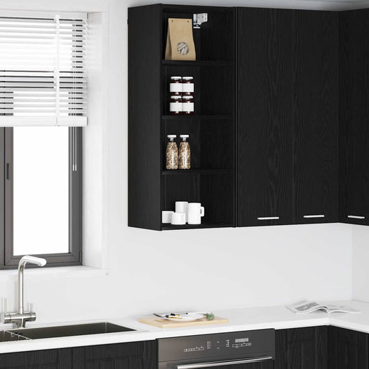 Armadio pensile Rovere Nero 40 x 29,5 x 100 cm | homemem39