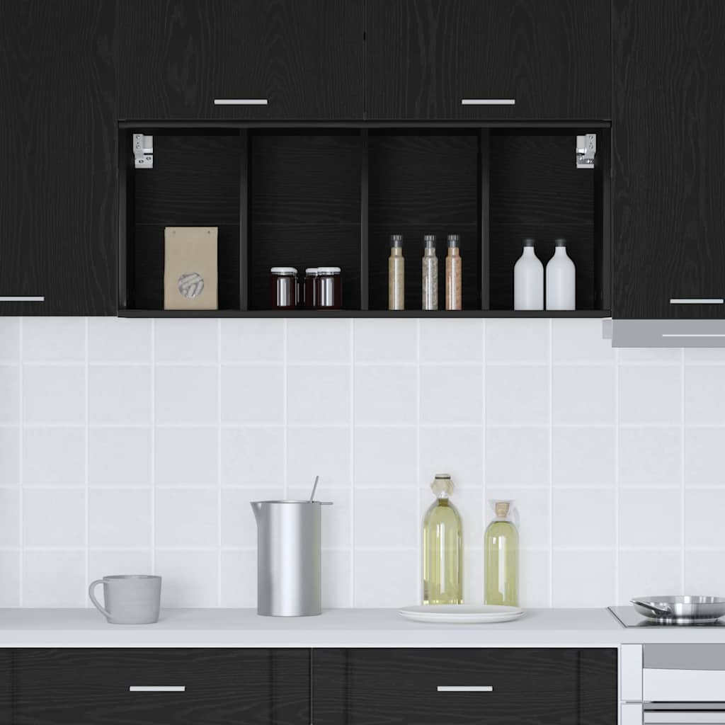 Armadio pensile Rovere Nero 40 x 29,5 x 100 cm | homemem39