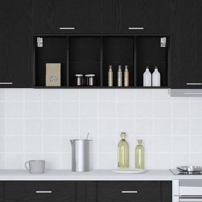 Armadio pensile Rovere Nero 40 x 29,5 x 100 cm | homemem39