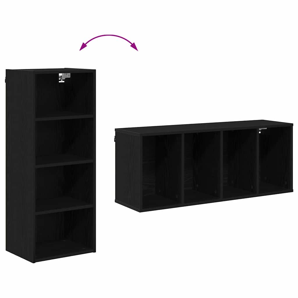 Armadio pensile Rovere Nero 40 x 29,5 x 100 cm | homemem39