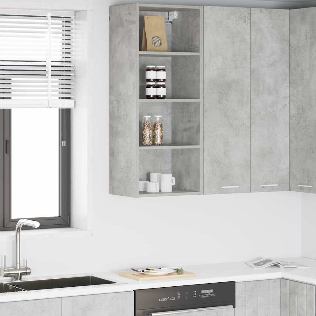 Armadio pensile Grigio cemento 40 x 29,5 x 100 cm | homemem39