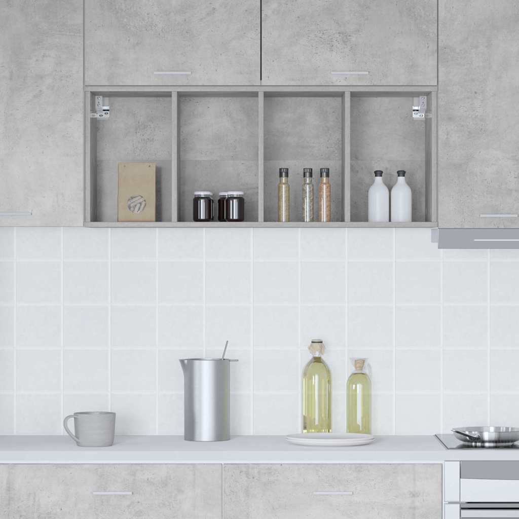 Armadio pensile Grigio cemento 40 x 29,5 x 100 cm | homemem39