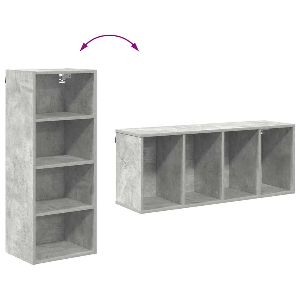 Armadio pensile Grigio cemento 40 x 29,5 x 100 cm