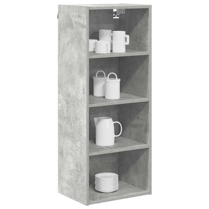 Armadio pensile Grigio cemento 40 x 29,5 x 100 cm | homemem39