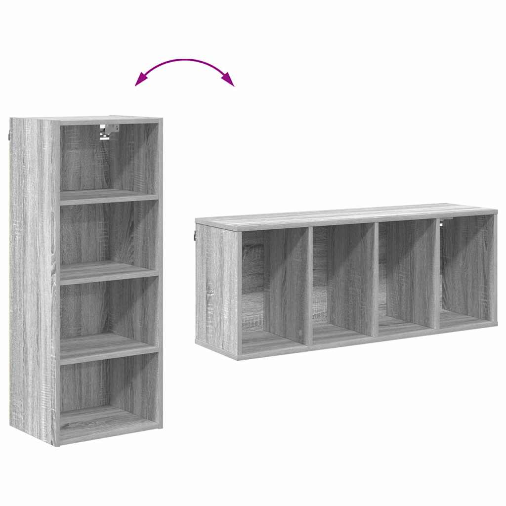 Armadio pensile Grigio Sonoma 40 x 29,5 x 100 cm | homemem39