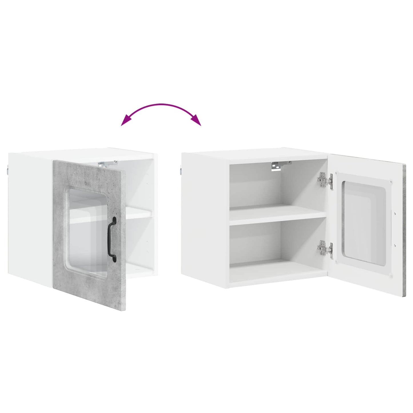Pannello lavastoviglie Kalmar Grigio cemento 40 x 31 x 40 cm