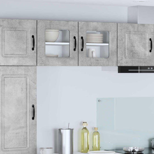 Pannello lavastoviglie Kalmar 2 pcs Grigio cemento | homemem39