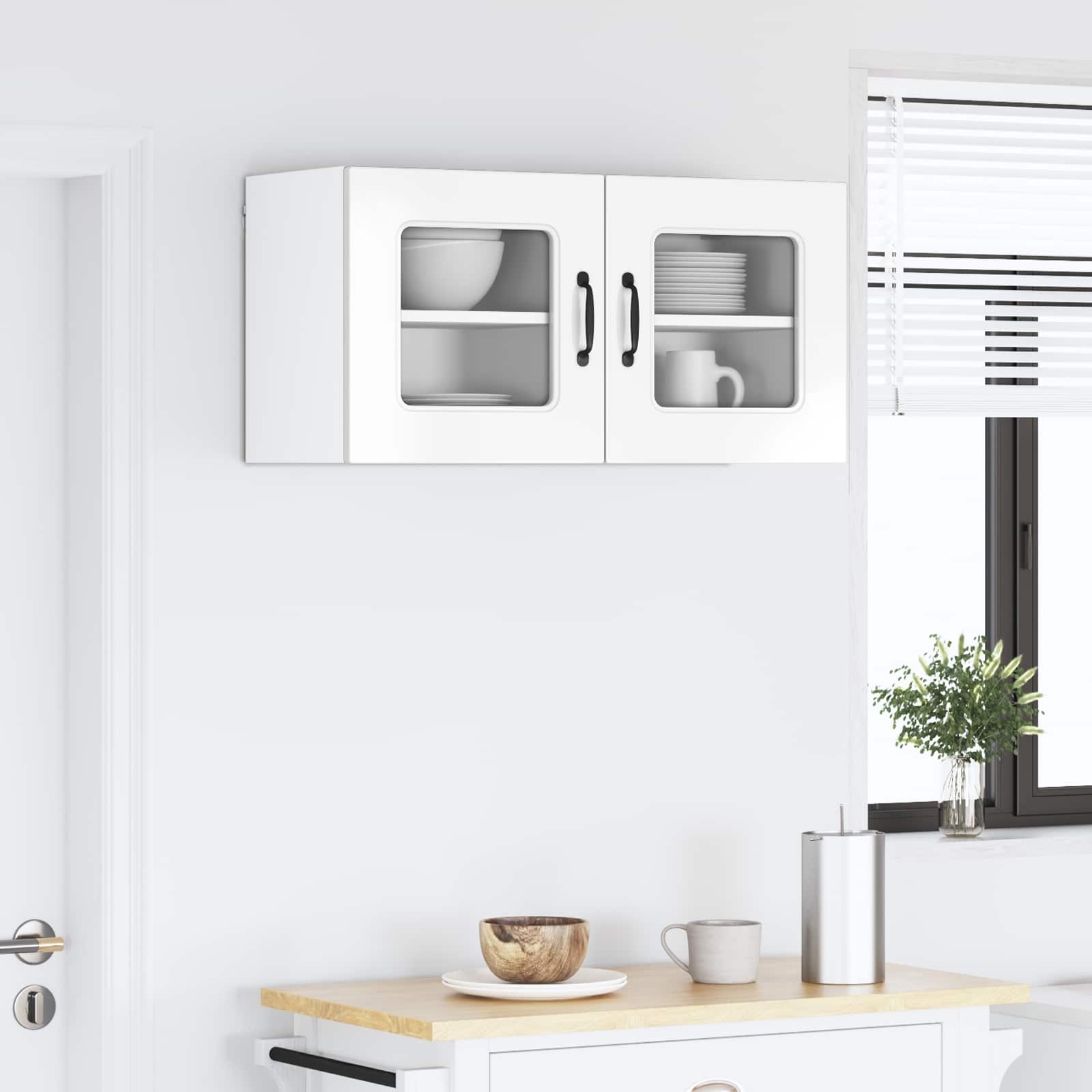 Pannello lavastoviglie Kalmar 2 pcs Bianco Lucido | homemem39