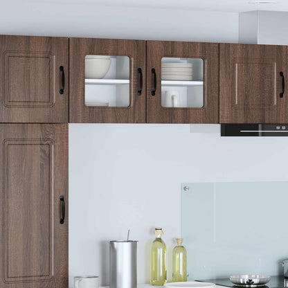 Pannello lavastoviglie Kalmar 2 pcs Rovere Marrone | homemem39