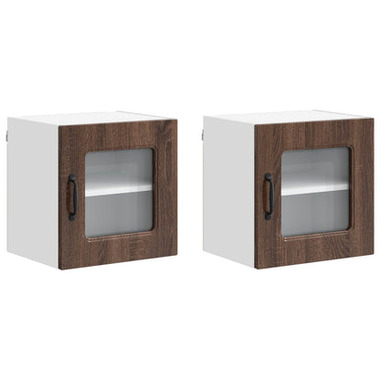 Pannello lavastoviglie Kalmar 2 pcs Rovere Marrone | homemem39