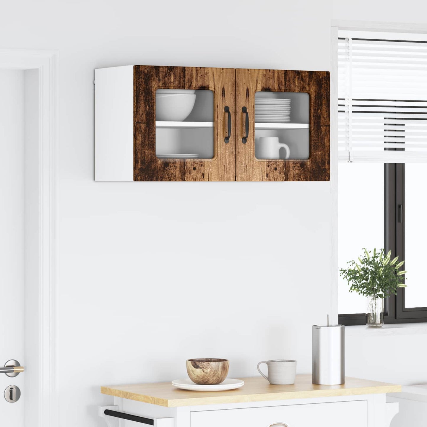 Pannello lavastoviglie Kalmar 2 pcs Legno vecchio | homemem39