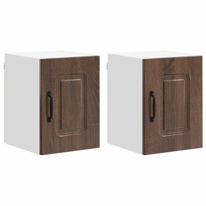 Pannello lavastoviglie Kalmar 2 pcs Rovere Marrone | homemem39