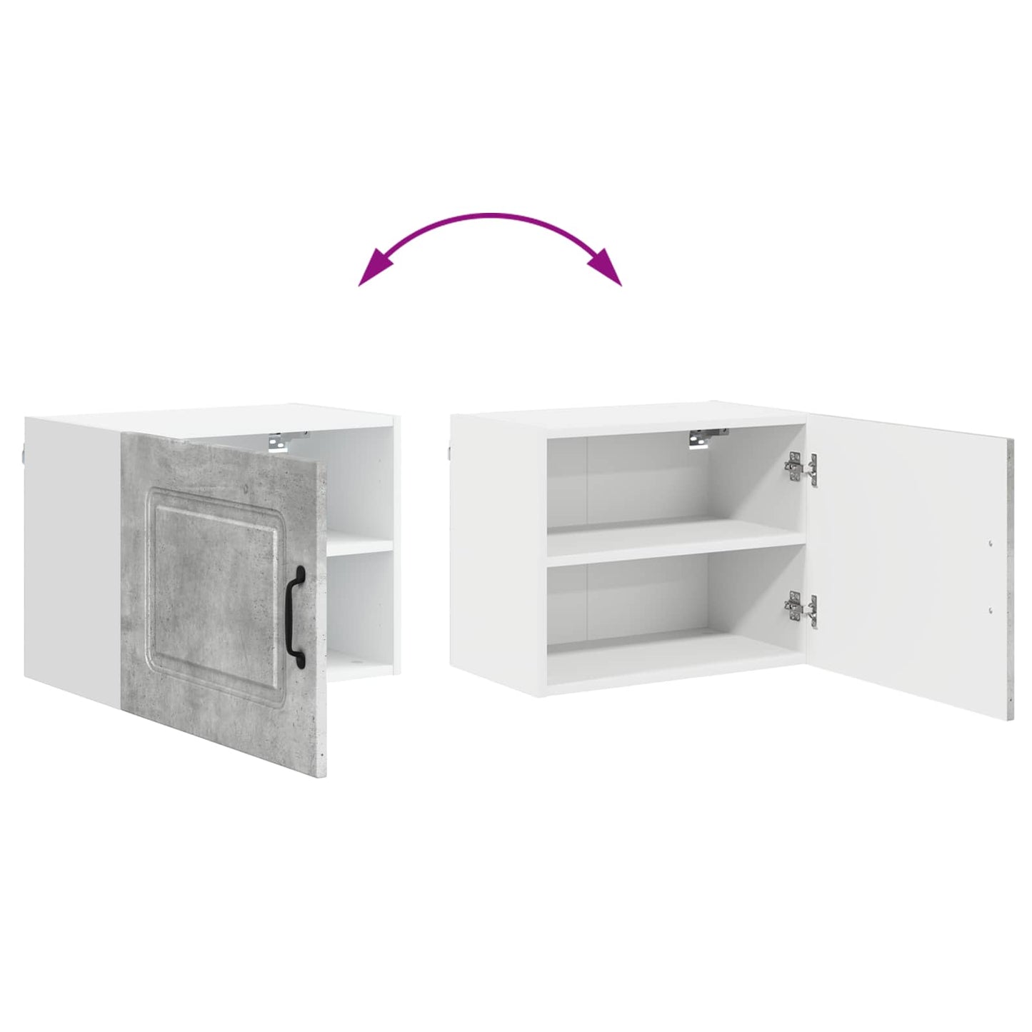 Pannello lavastoviglie Kalmar Grigio cemento 50 x 31 x 40 cm